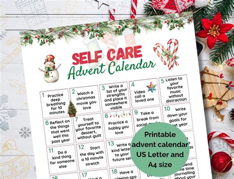 Wellness and Self-Care Advent Calendar