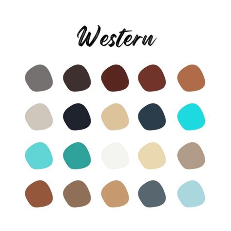 Western color palette image 1