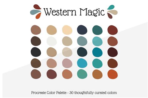 Western color palette image 2