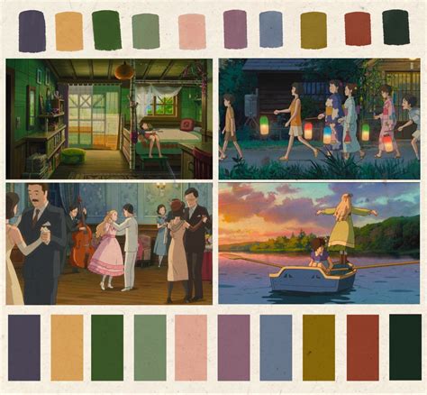 When Marnie Was There color palette