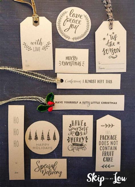 Whimsical Christmas Tags