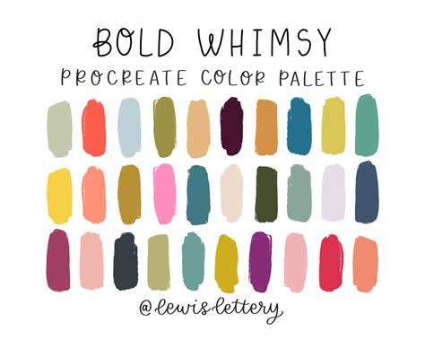 Whimsy Color Palettes