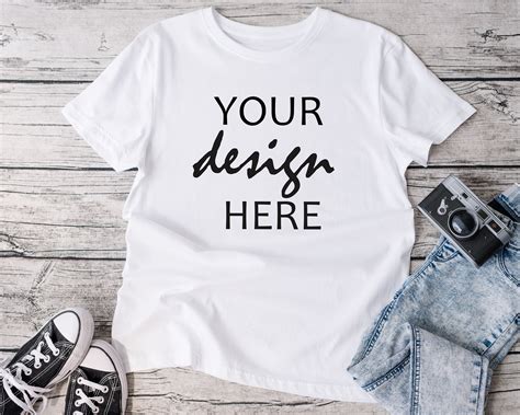 White Tee Mockup Ideas 1