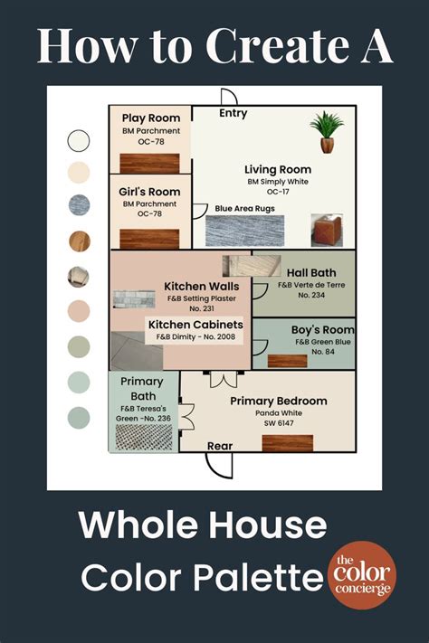 Whole house color palette inspiration