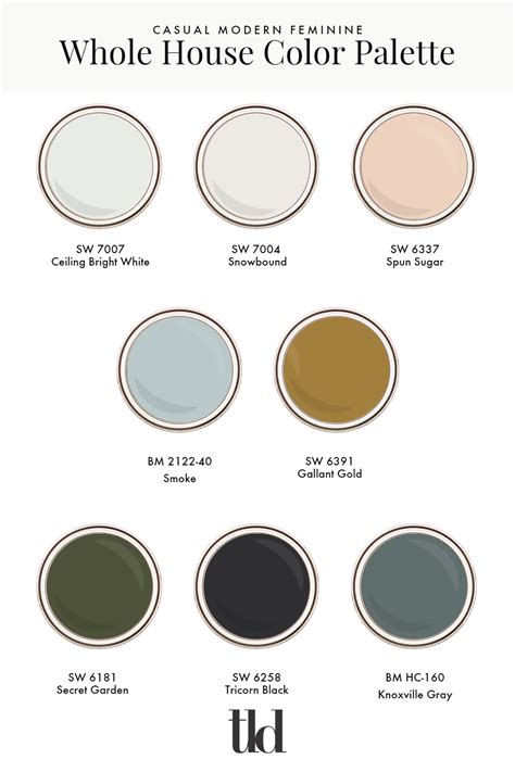 Whole House Color Palette Designs