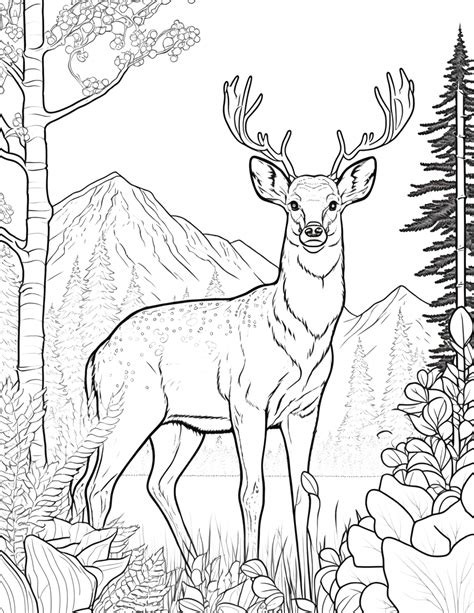 Wildlife coloring pages for kids