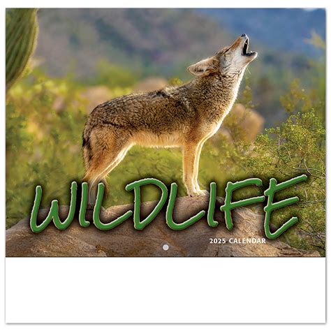 Wildlife conservation calendars with endangered species