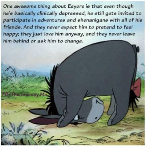 Winnie the Pooh Eeyore sad but lovable