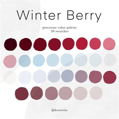 Winter Berry Color Palette