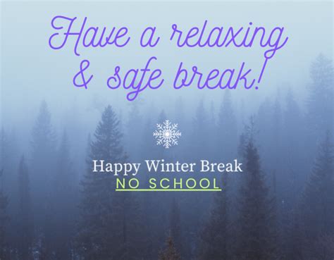 Winter Break in Wake County Schools