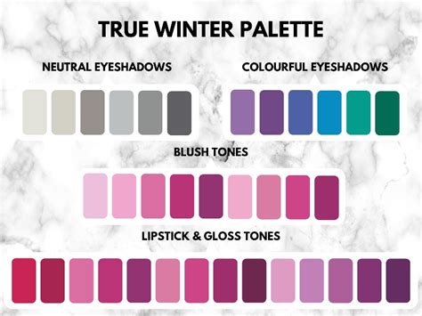 Winter Palette Makeup Look