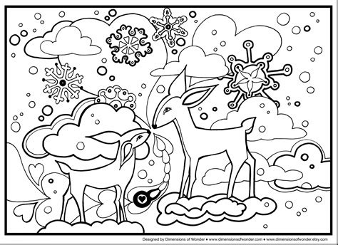 Winter Wonderland Coloring Image 9