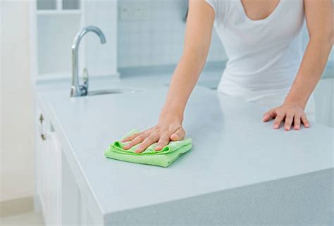 Wipe down kitchen counters