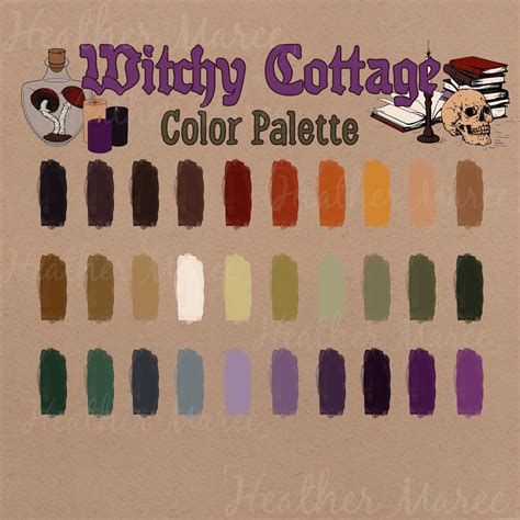 Witchy Aesthetic Colors