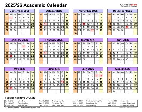 WKU Academic Calendar 10