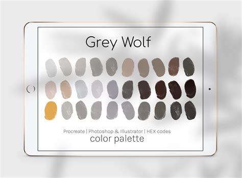 Gray Wolf Color Palette