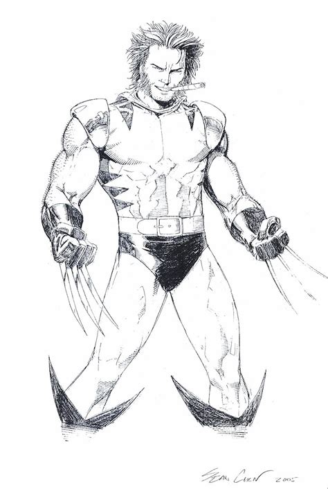 Wolverine Coloring Pages