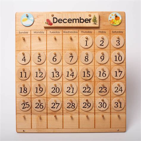 Wooden Calendar Maintenance