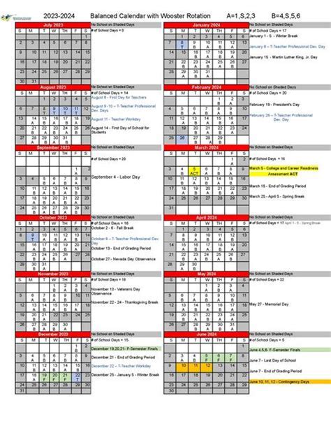 Wooster Academic Calendar Structure