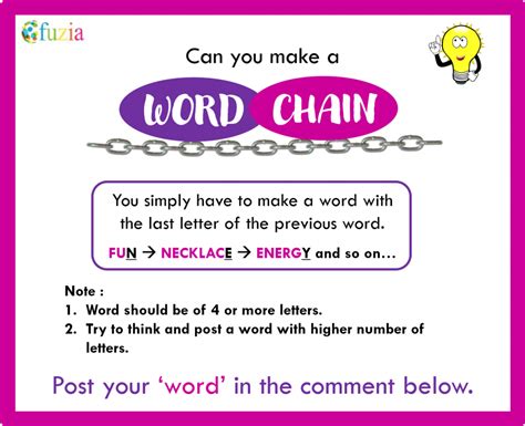 Word chain example