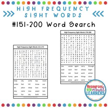 Word find resources