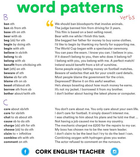 Word patterns with Xs