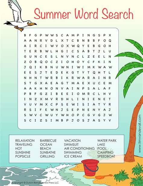 Word Search Printables for Themes