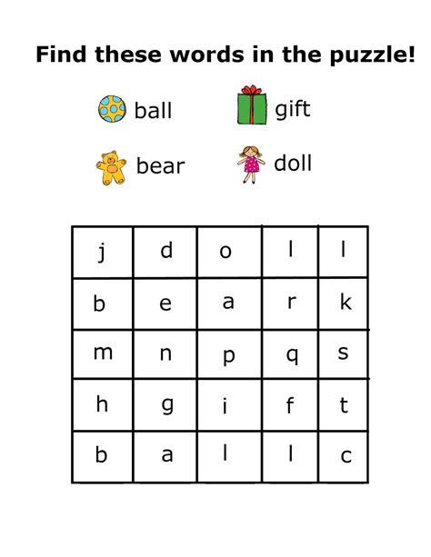 Word Search Puzzle 4