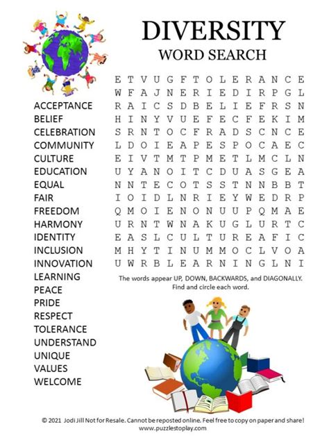 Word Search Puzzle Culture