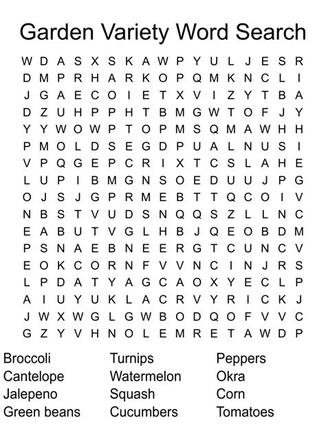 Word Search Variety