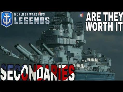 World of Warships Iowa secondary guns