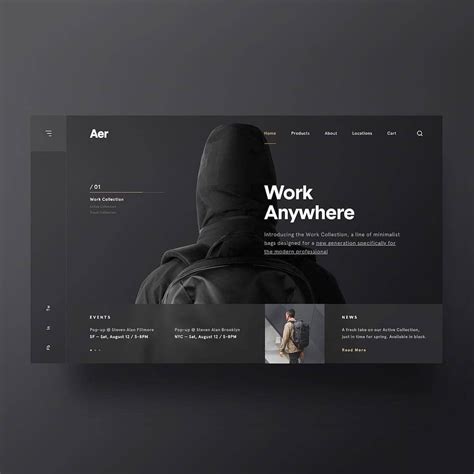 Worldly Gray Web Design