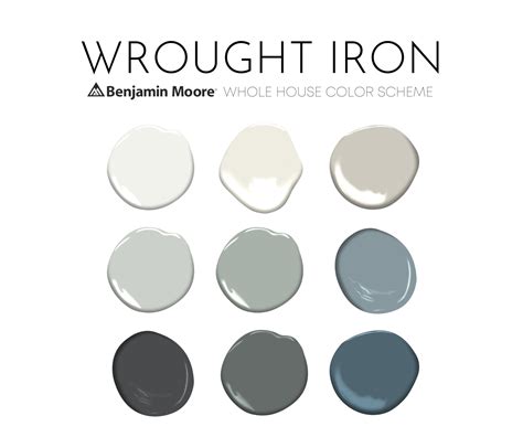 Wrought Iron Color Swatches