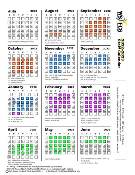 WS/FC Schools Calendar Image 2