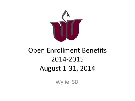 Wylie ISD Calendar Benefits