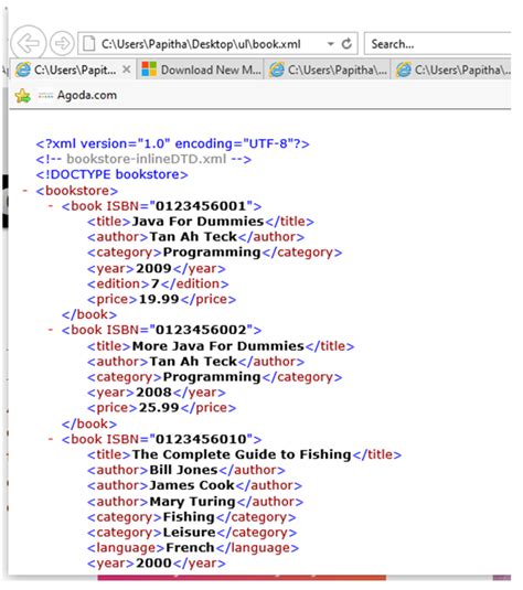 XML Example 2