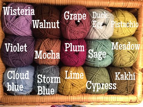 Bright Yarn Color Palette