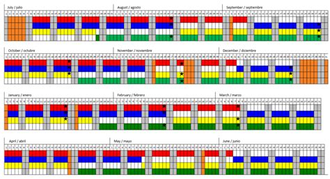 Sample Year-Round School Schedule