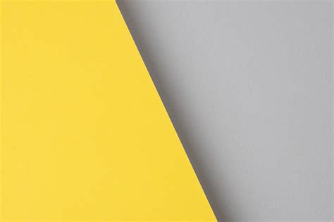 Yellow and Gray Color Interaction