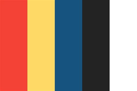 Yellow and red color palette 1