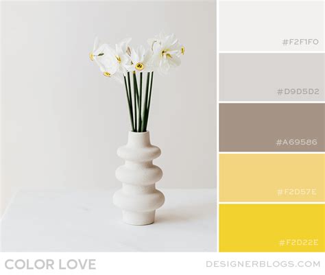 Yellow Gray Color Palette Inspiration