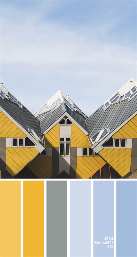 Yellow Gray Color Schemes Idea