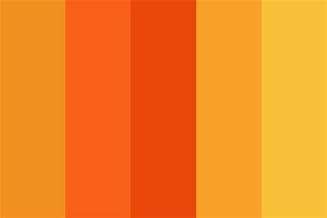 Yellow and Orange Color Palette Art Example 8