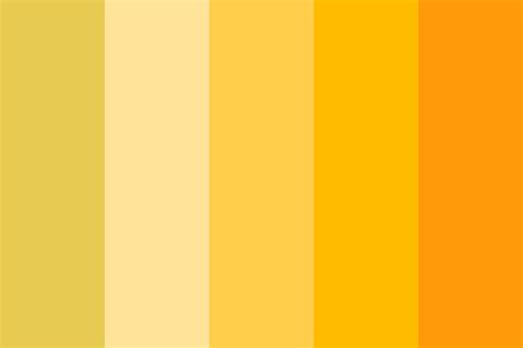 Yellow and Orange Color Palette Interior Example 10