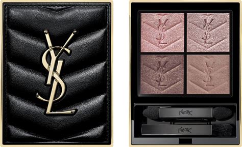 Overview of a YSL eyeshadow palette