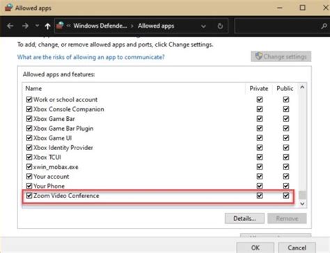 Zoom Firewall Settings